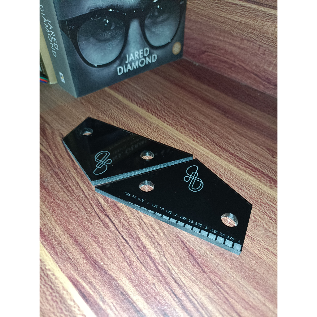 Akrilik Fret Rocker Leveling Ruler untuk Gitar dan Bass