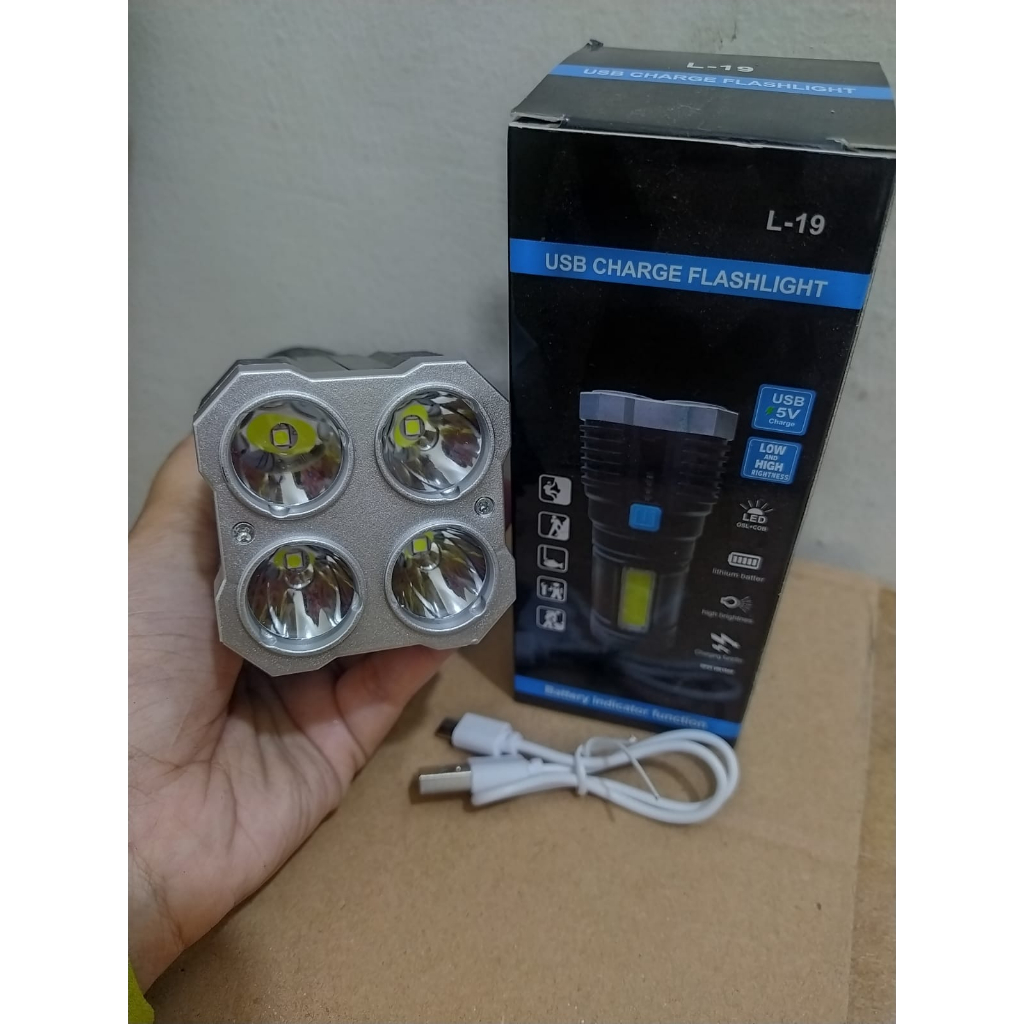 Senter LED Super Terang Lampu Senter LED Lampu Hutan Senter Hutan Super Terang