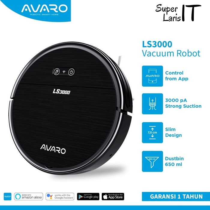 AVARO LS3000 Robot/Robotic Vacuum/Vacum Cleaner