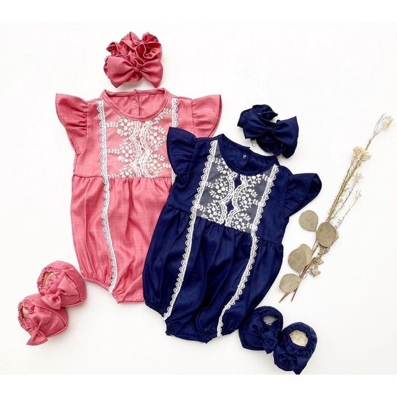 JUMPER SCARLETTE SET BANDANA BOOTIES