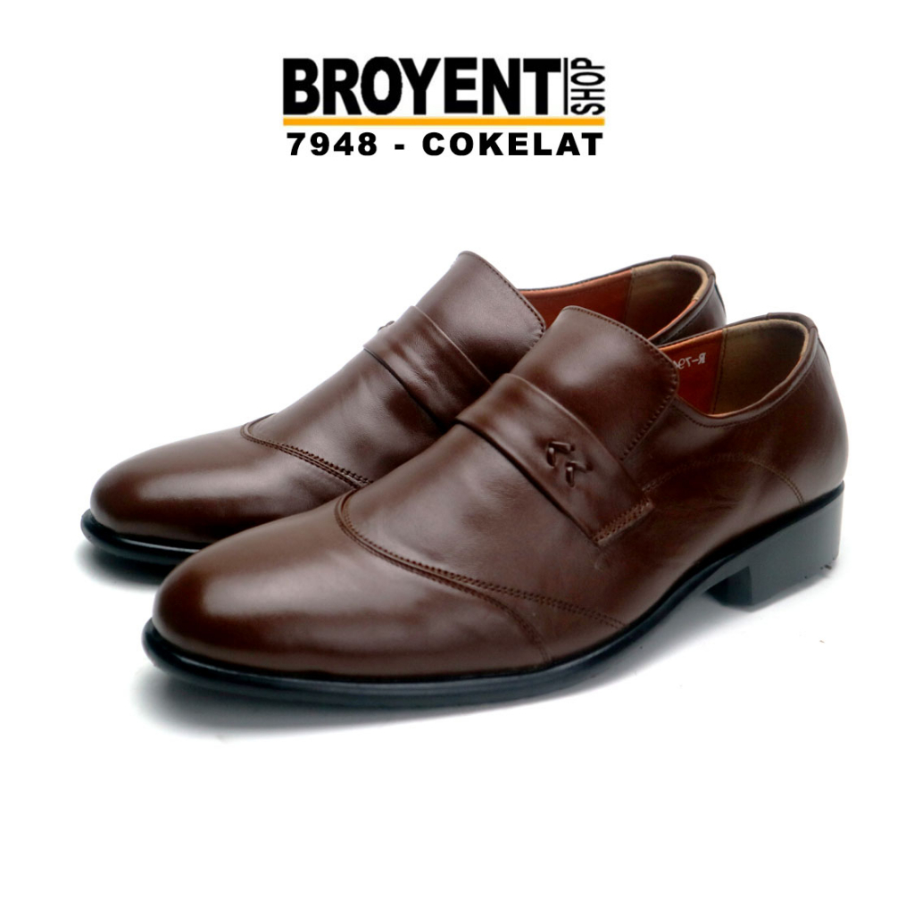 Sepatu pantofel Pria Kulit Asli 7948