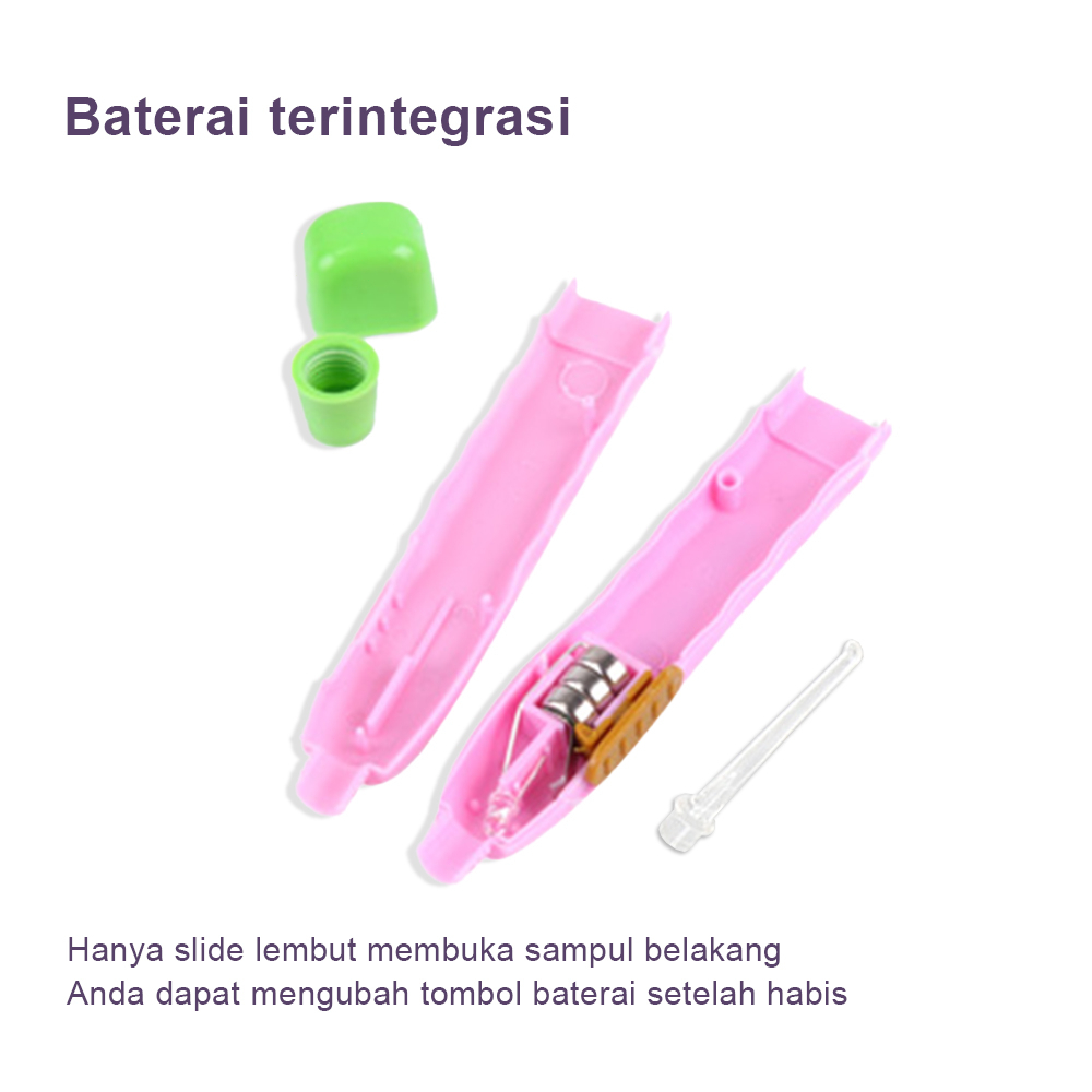 Lacoo Pembersih Telinga LED anak Korek Kuping Lampu bayi ear pick