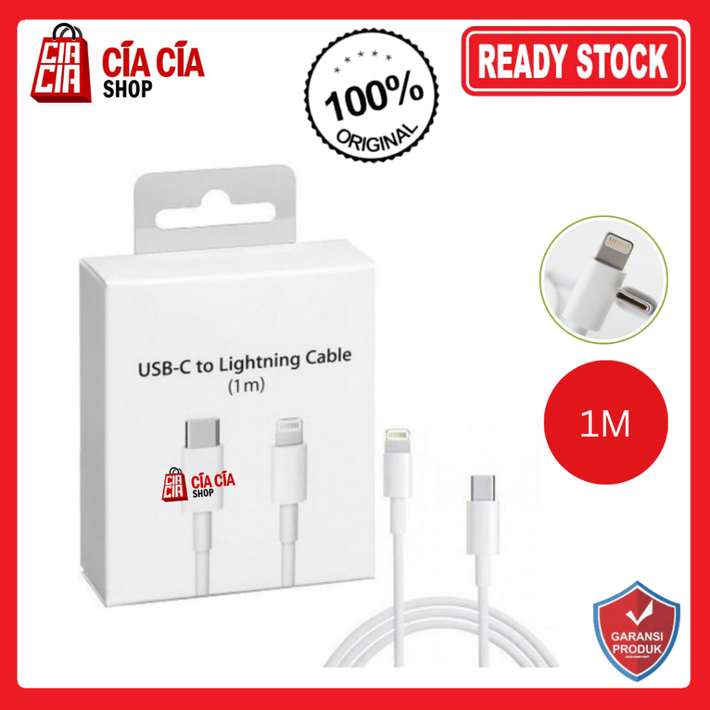 Kabel Type C to Lighting 1M 2M Cable Charging Type C to Lighting