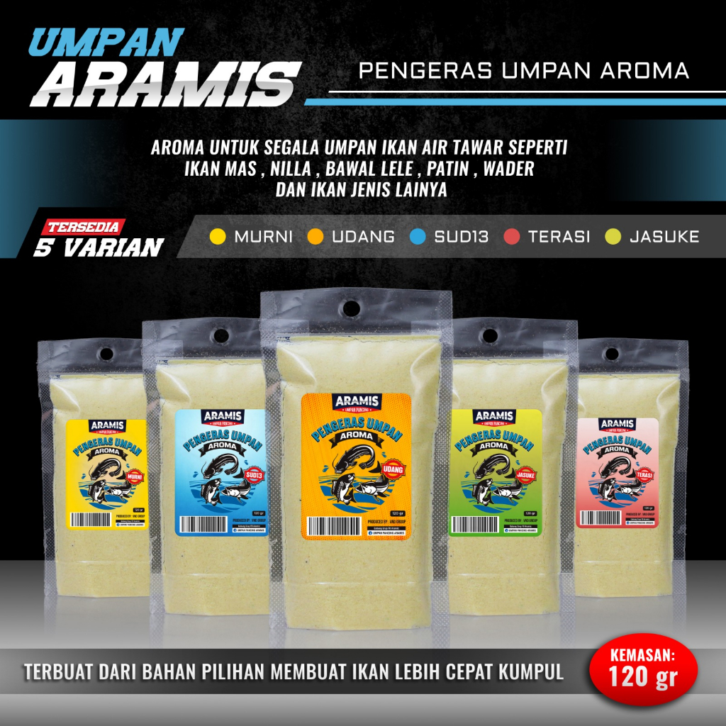 Umpan Pancing Harian - Galatama | ARAMIS Kinoy - Pengeras umpan | Kinoy MURNI Kinoy Aroma - Kinoy JA