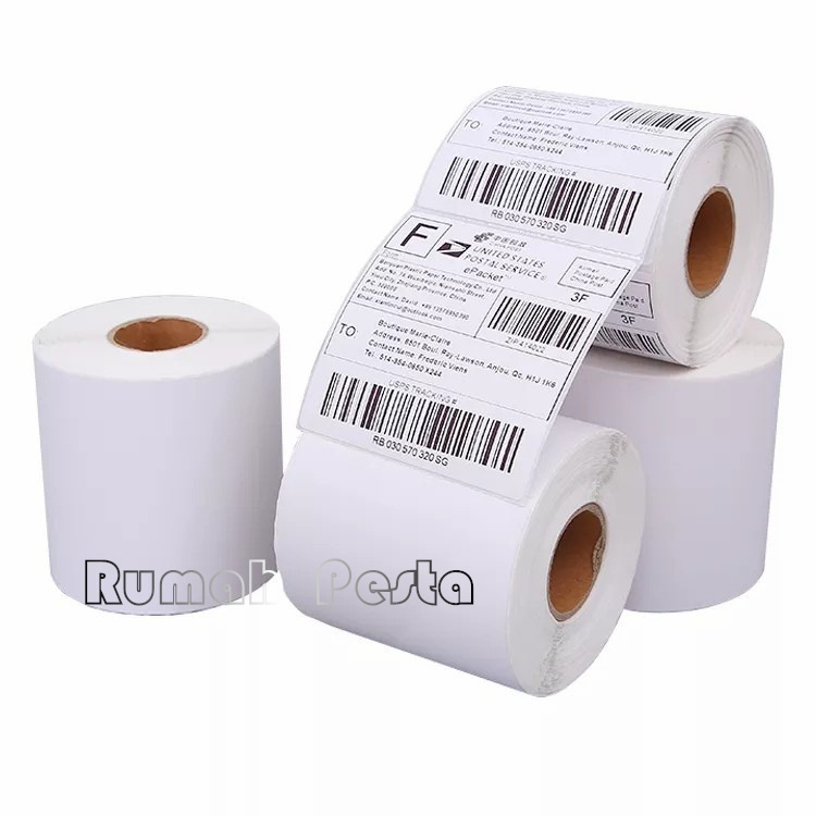 

【RP】Kertas Thermal 100x150 mm isi 500 Pcs/ Label thermal barcode Roll A6