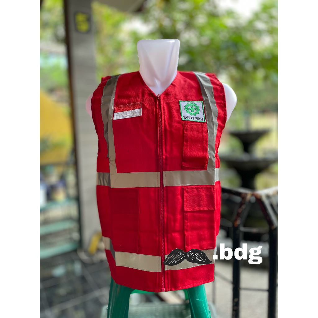 Rompi Safety Rompi Proyek Rompi Lapangan  Rompi Keselamatan Kerja K3 Murah Grosir Twill Exclusive