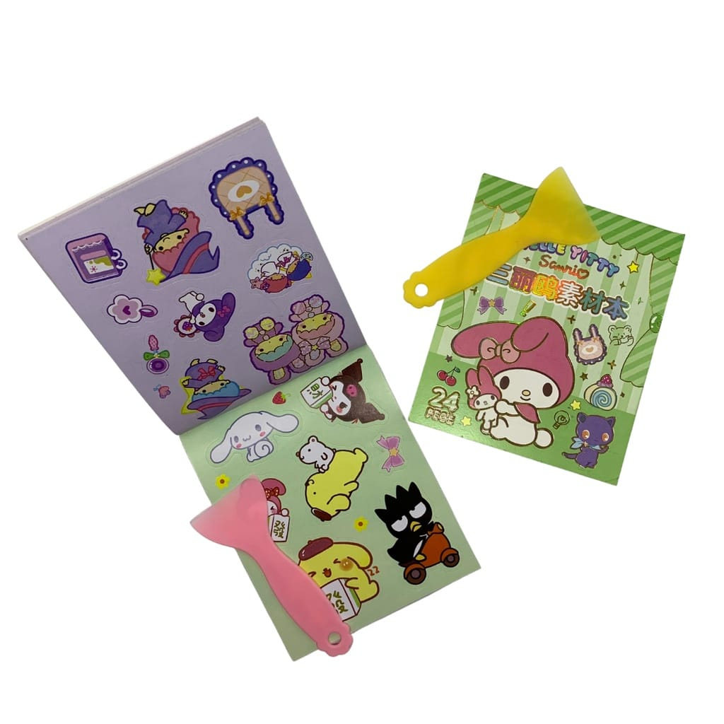 lembar stiker sanrino free spatula