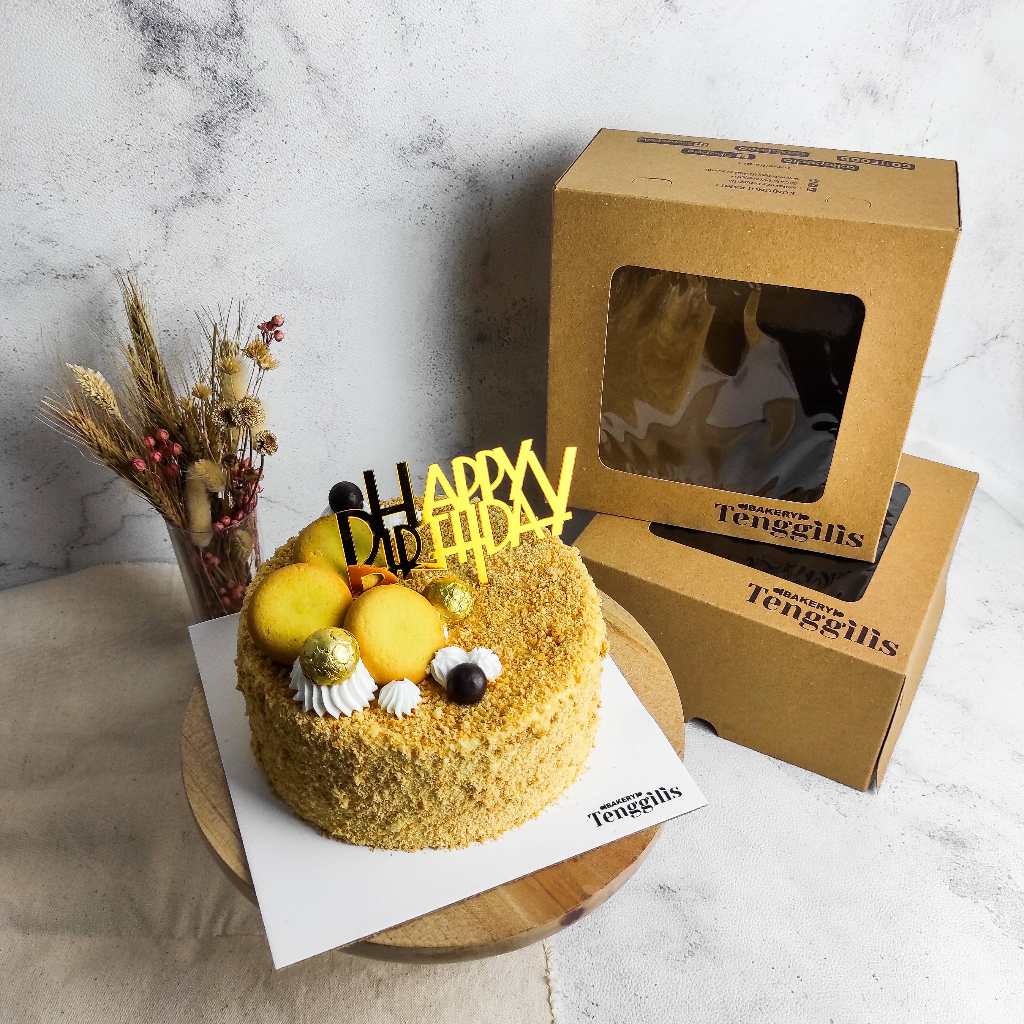 

[KIRIM kota Surabaya SAJA] FREE TOPPER Kue Tart Nastar Cake