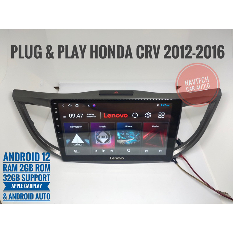 Head unit android 10 inch 2GB honda crv head unit honda crv android