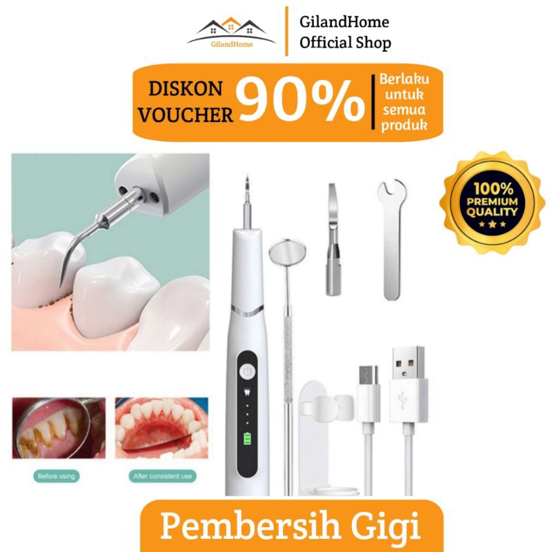 Alat Pembersih Karang Gigi Ultrasonic Smart Dental Scaler Portable