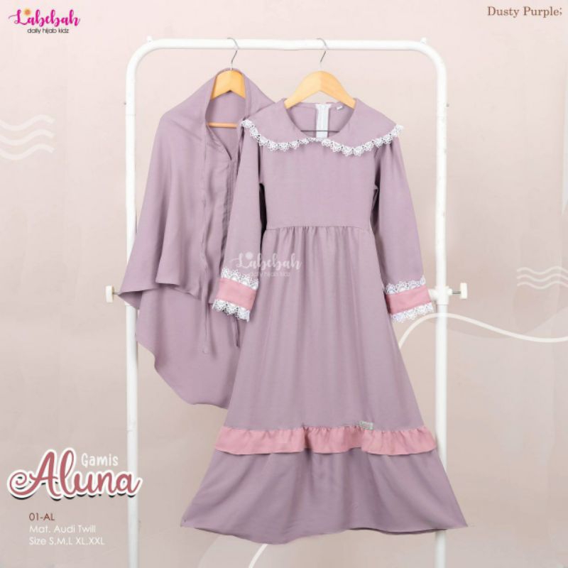 Gamis Set Anak Gamis Aluna Labebah