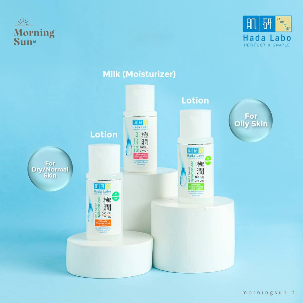 HADA LABO Gokujyun Series Ultimate Moisturizing Premium Lotion Milk Light Lotion