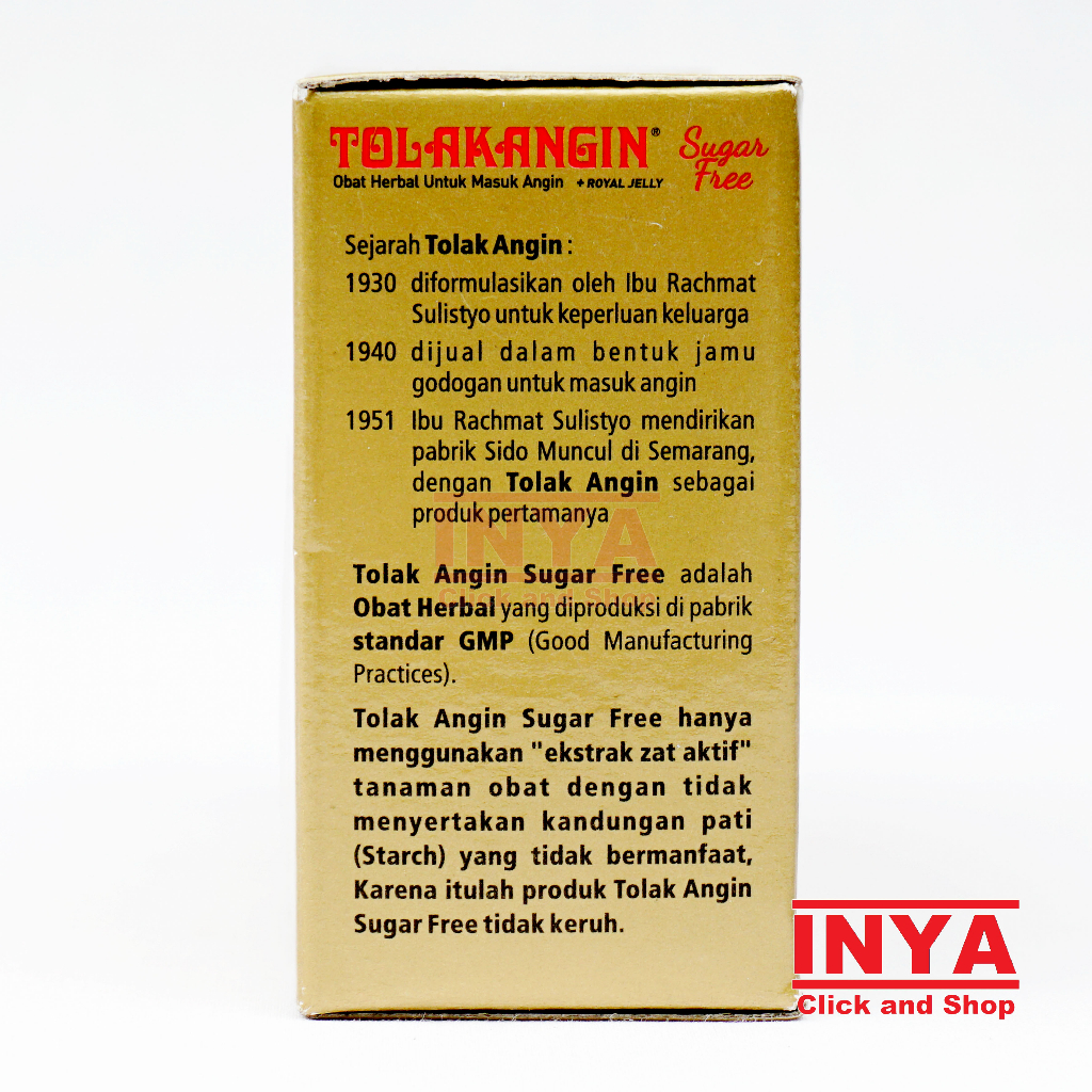 TOLAK ANGIN SUGAR FREE BEBAS GULA SIDO MUNCUL 5x15ml BOX - Jamu