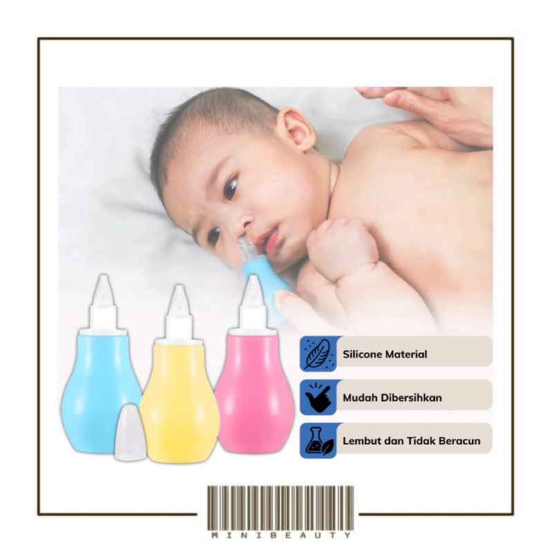 penyedot ingus bayi alat pembersih hidung perlengkapan bayi nasal aspirator nose cleaner