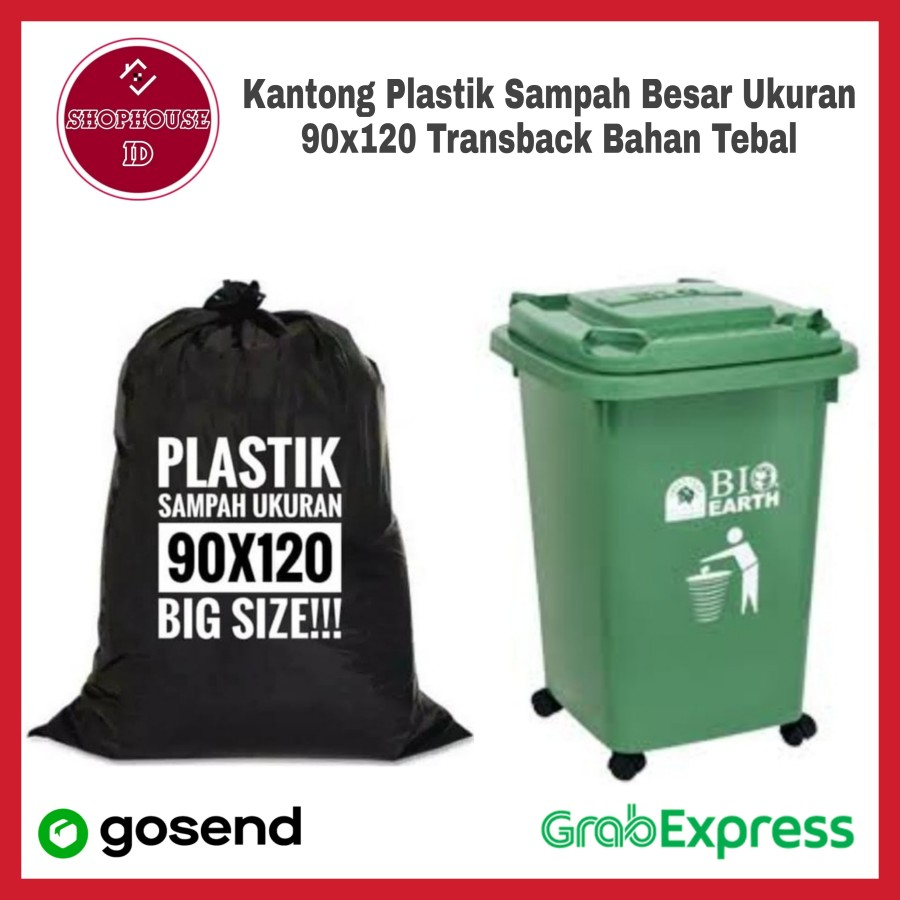 Kantong Plastik Sampah Sampah 90×120 / Kantong Sampah Polybag Tebal