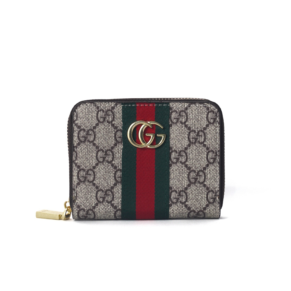 TOKOKOE - Dompet Wanita Lipat Kecil Bahan Kulit Premium Import - GC GT Apricot Big