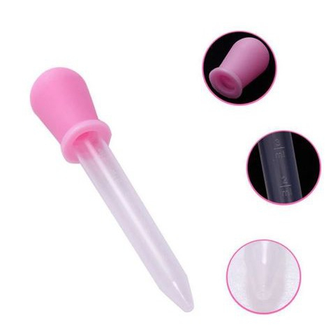 Pipet Tetes Obat Bayi 5ml Feeder Dropper Ukuran 5 ml Alat Bantu Minum Baby Medicine BPA Free Silikon Vitamin Asi n