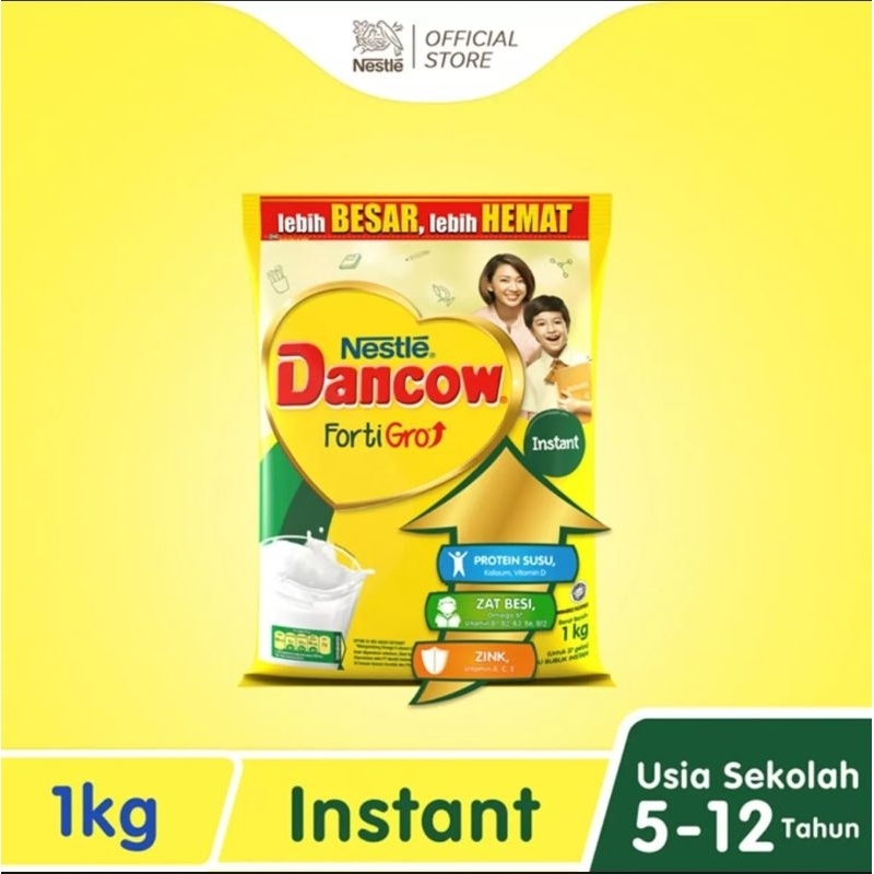 Nestle dancow FORTIGRO 1kg/1000gram exp masih lama