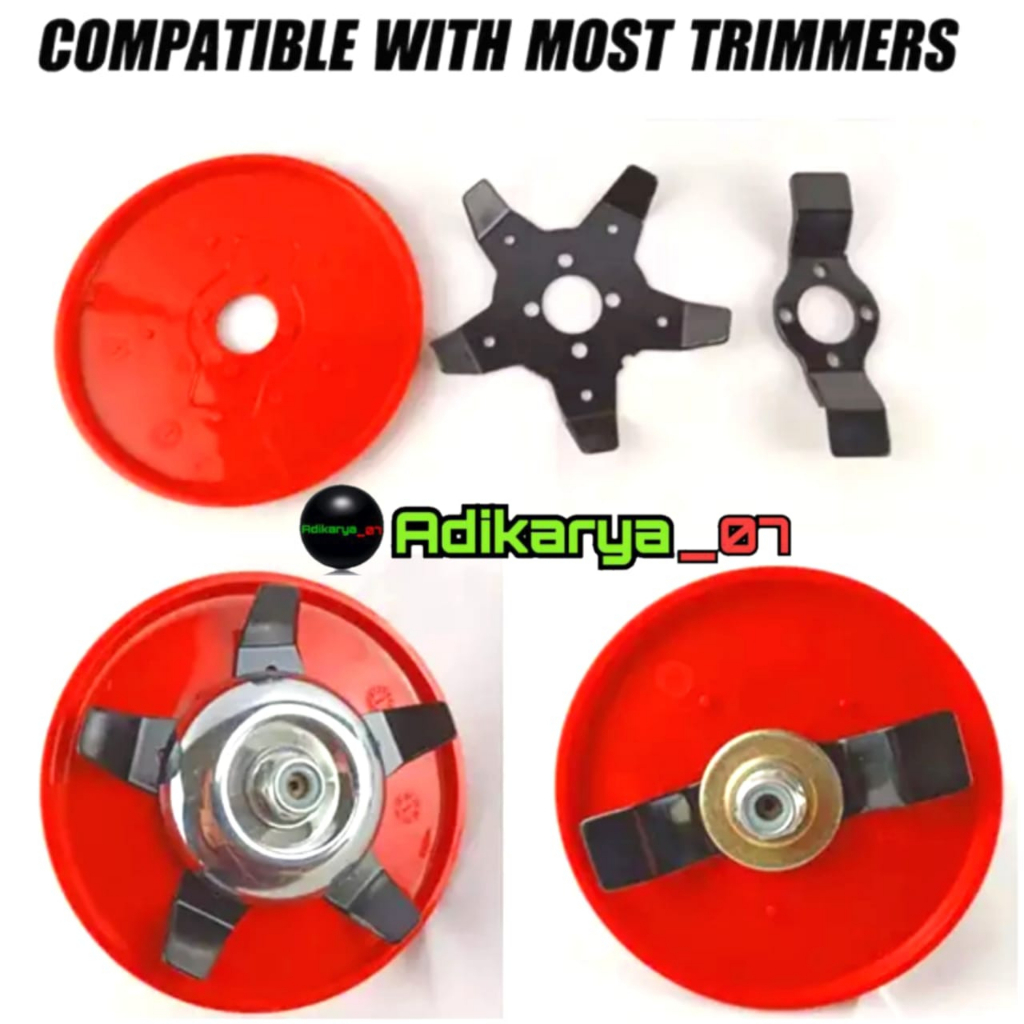 Pisau mesin potong rumput 6 blade pisau potong rumput kawat mata pisau mesin potong rumput