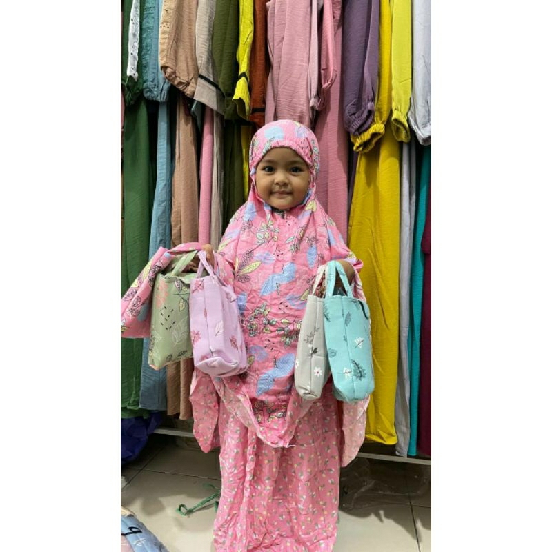 Mukena anak mukenah Katun Rayon Mukenah Anak adem Mukena balita Mukena anak TK