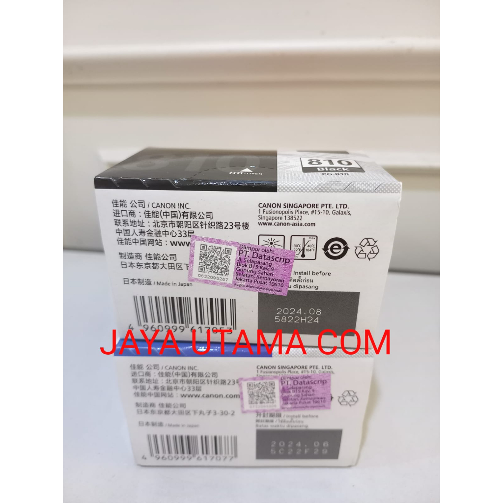Tinta Canon PG 810 Black ORIGINAL