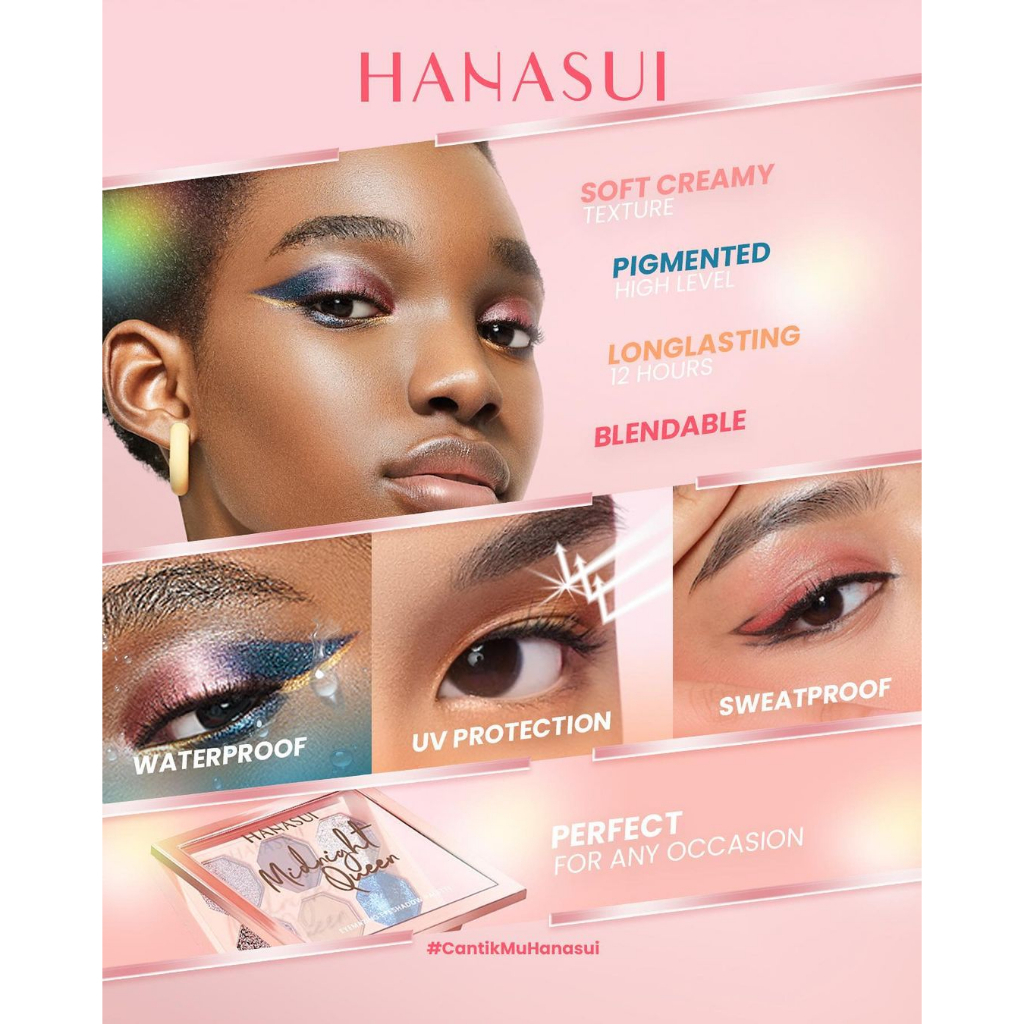 ⭐BAGUS⭐ HANASUI Eye Make Up Series | Eyedorable | Eyeliner Pen | Eyeshadow | Mascara Waterproof | Pensil ALis