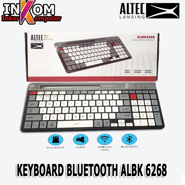Keyboard Bluetooth Dual Mode Wireless Altec ALBK6268