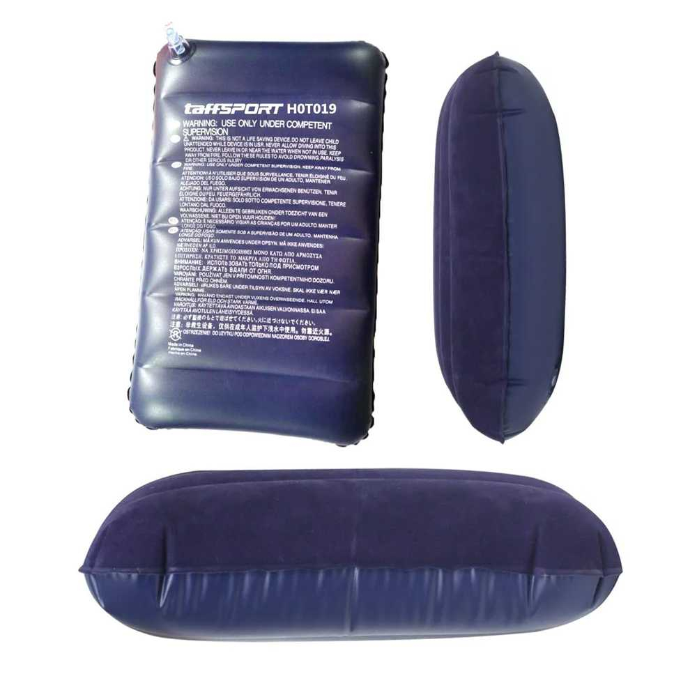 Bantal Angin Tidur Pvc Portable Bantal Tiup Angin Kepala Lipat Traveler Inflatable PVC Neck Pillow High Rest