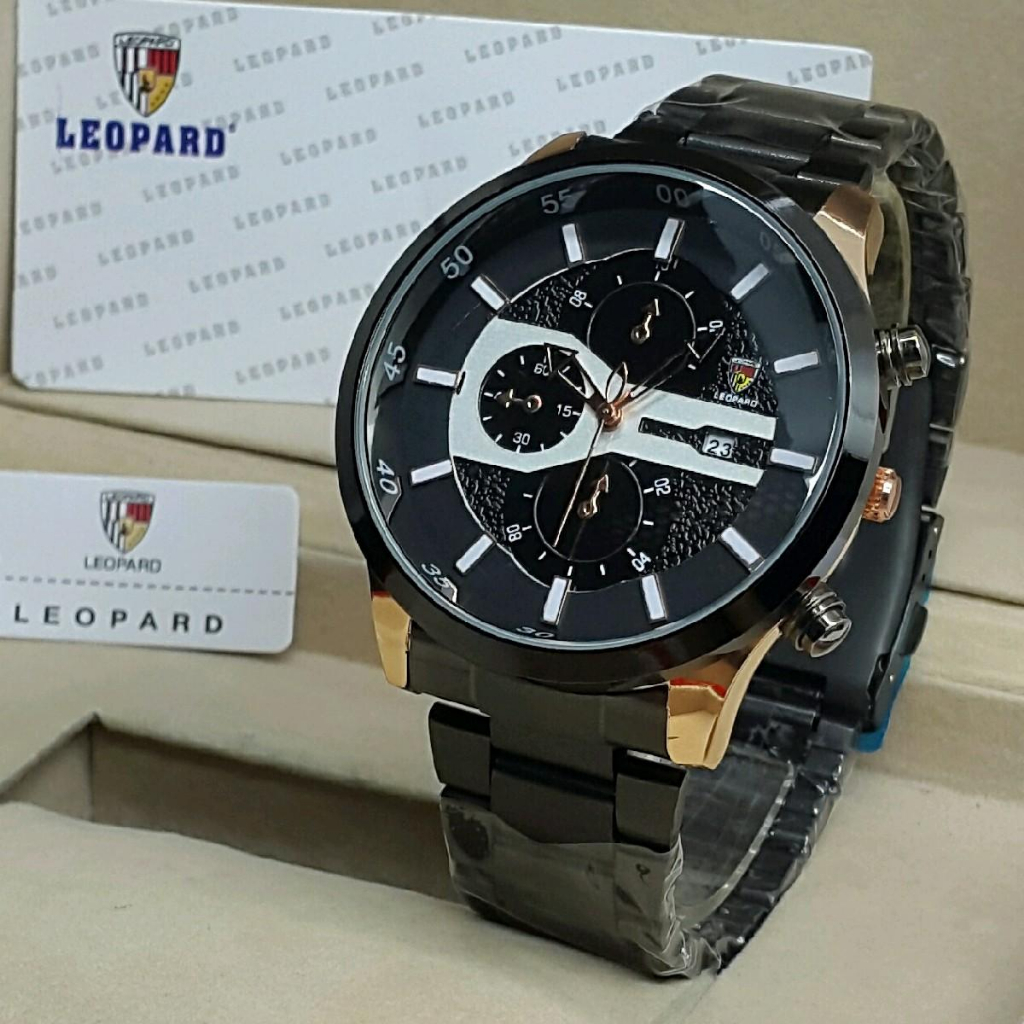 Jam tangan LEOPARD Original rantai 8004