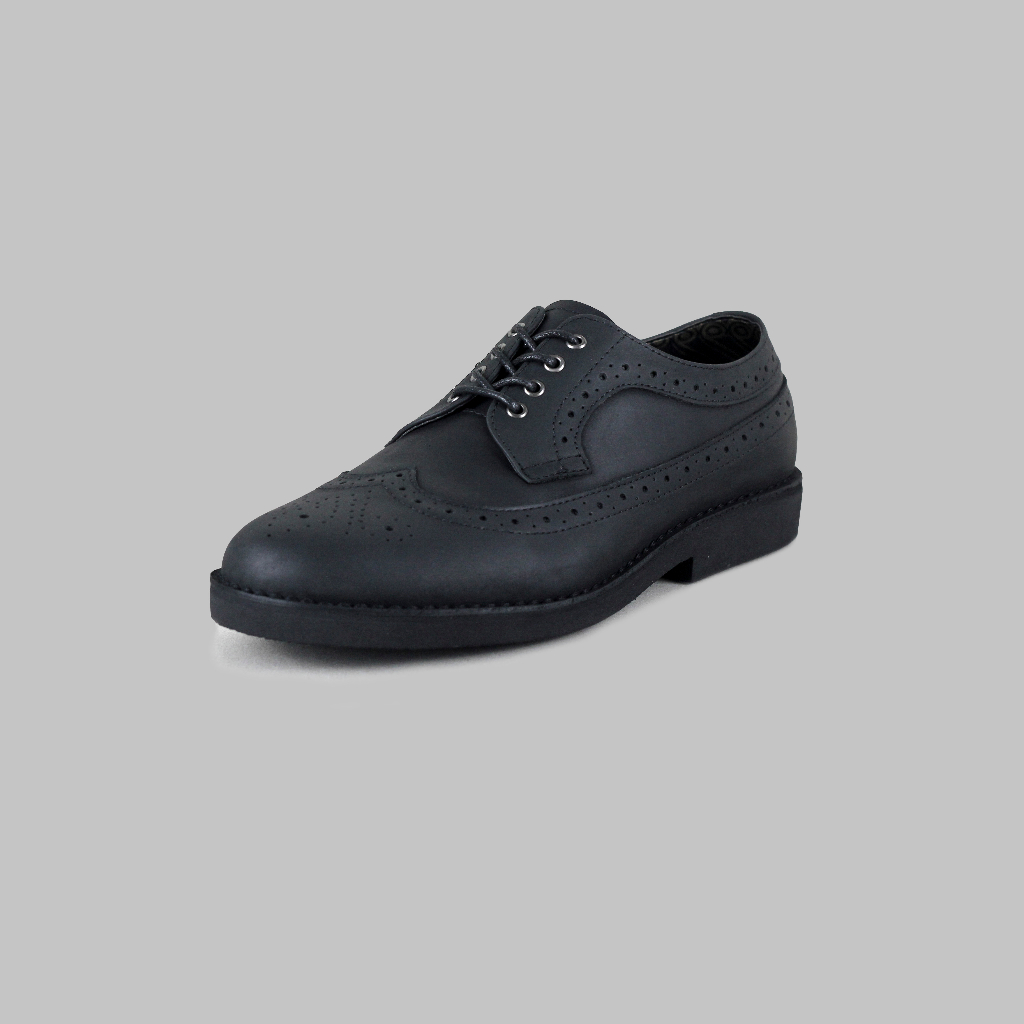 ARTAP Footwear - Sepatu Kulit Asli Pria - Longtip CH Full Black