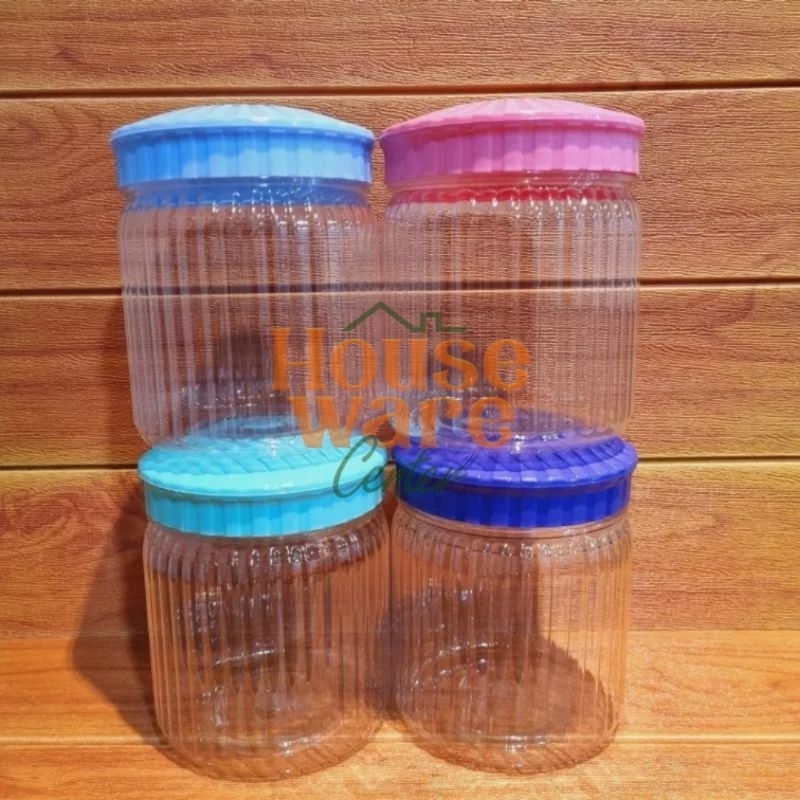 Toples Golden Line 1,5 Liter / 1500 Liter Toples Snack / Tempat Penyimpanan Cemilan / Toples Cemilan Murah / Toples Kue Kering