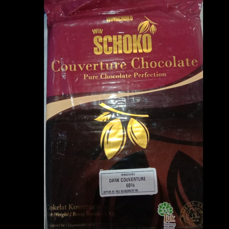 

Dark Couverture Block 60 % Schoko / Coklat Couverture 60 % Schoko