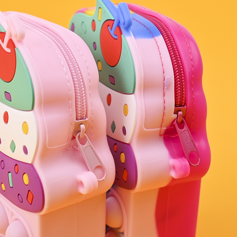 DOMMO - D5639 Tas Pop it Ice Cream / Tas Pop It Cup Cake / Tas Pop It Rubber Jelly / Tas Pop It Selempang Bag Lucu Unik Anak Viral