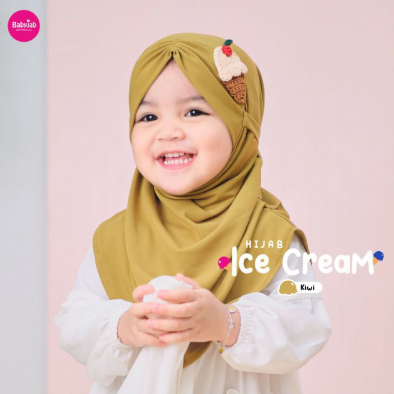 Hijab Ice Cream by Babyjab | Jilbab Instan Anak Bayi Perempuan | Hijab Newborn