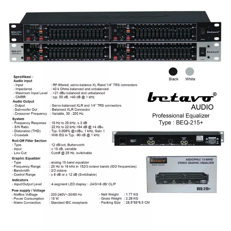 equalizer betavo beq 215+