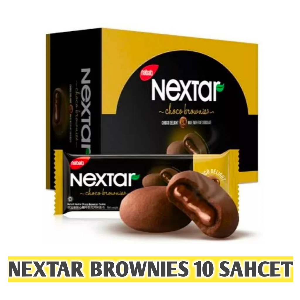 

Biskuit Nabati NEXTAR BROWNIES Chocolate isi 10 sachet ( HARGA 1 BOX )