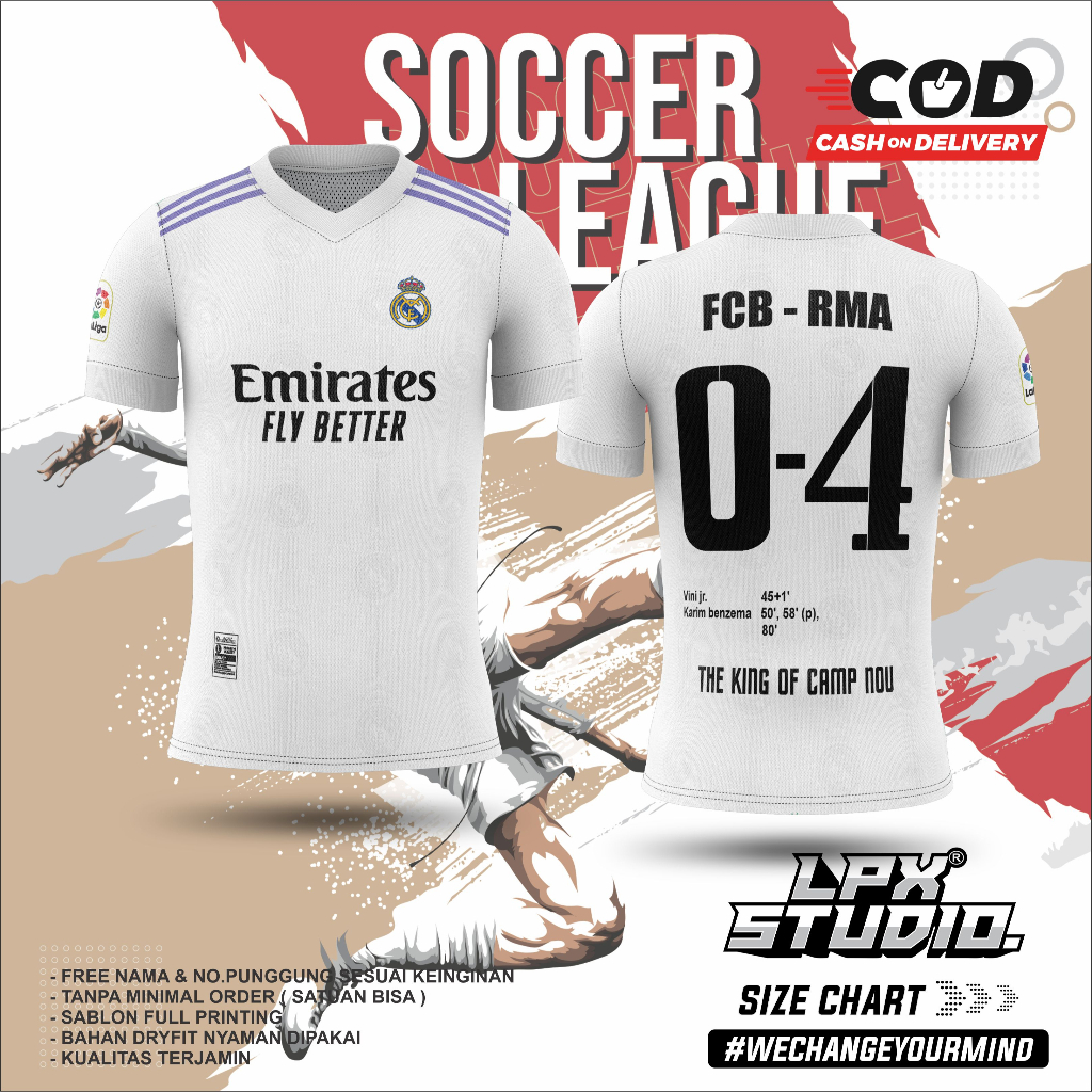 Jersey Real Madrid 4:0 Edition