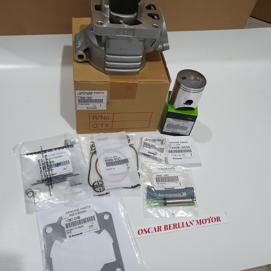 Paket Blok Seher 1827 + Paking Set Ninja R Kis Original Kawasaki