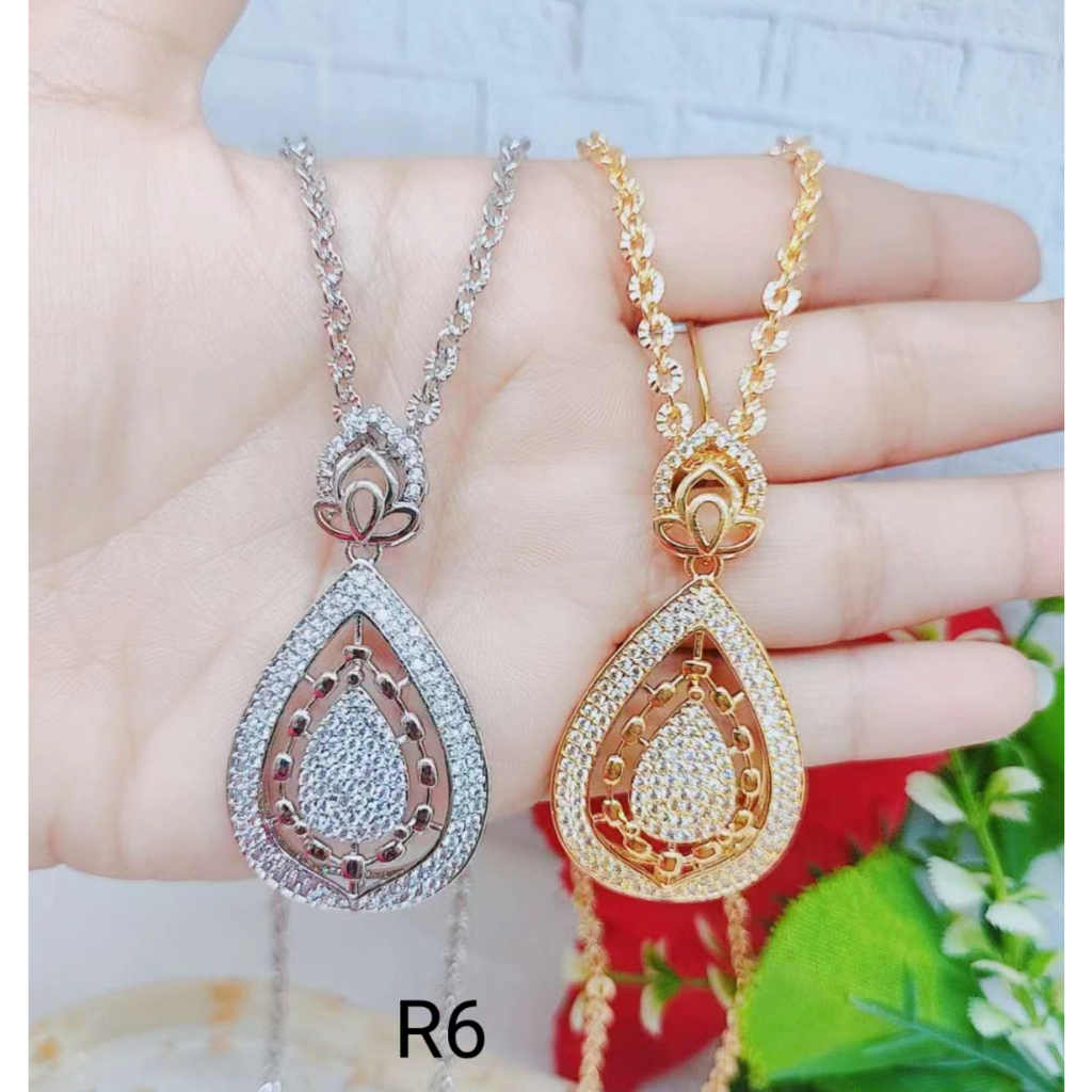 Kalung Xuping Mata Full Lapis Emas Perhiasan Fashion R5/R6/R7/R8