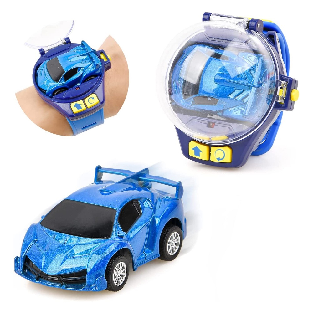 Mainan Mobil Jam Tangan Remote Control RC Watch Mini Racing mobil mobilan maenan anak laki laki kado hadiah ulang tahun.