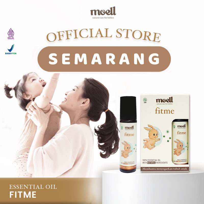 Moell Fitme Natural Essential Oil / Bantu Menyegarkan Tubuh Anak / BPOM semarang