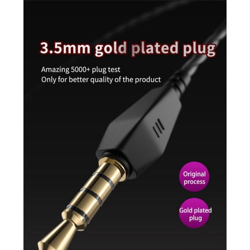 IEM QKZ AK6 HI-FI EARPHONE STEREO BASS GAMING HEADSET