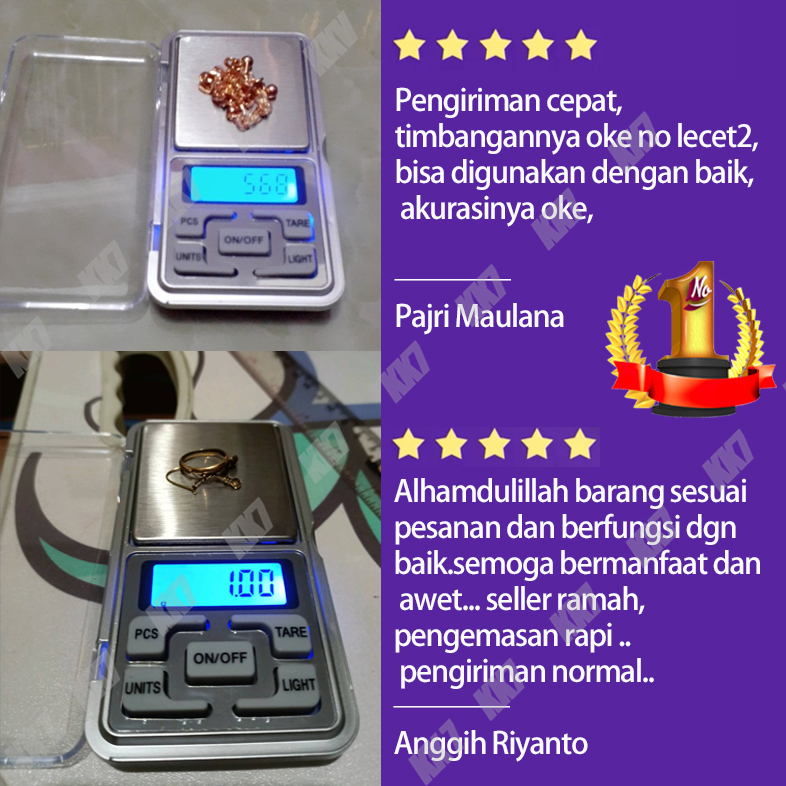 POCKET SCALE Timbangan 200gr Digital Akurasi 0.01gr (Dengan Baterai)