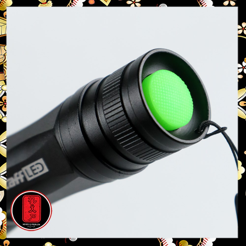 TaffLED Senter LED Tactical Cree XM-L T6 8000 Lumens - F18 - Black