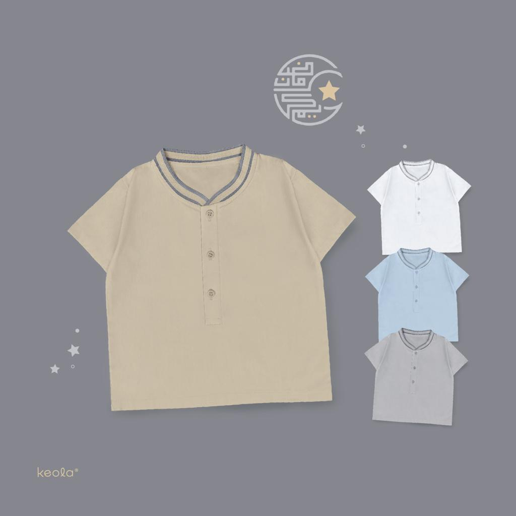 MD - Keola Koko Dakara Shirt Series (Kemeja Koko Anak) Usia 1 – 6 Tahun / Premium Cotton Koko Tee Kekinian terbaru