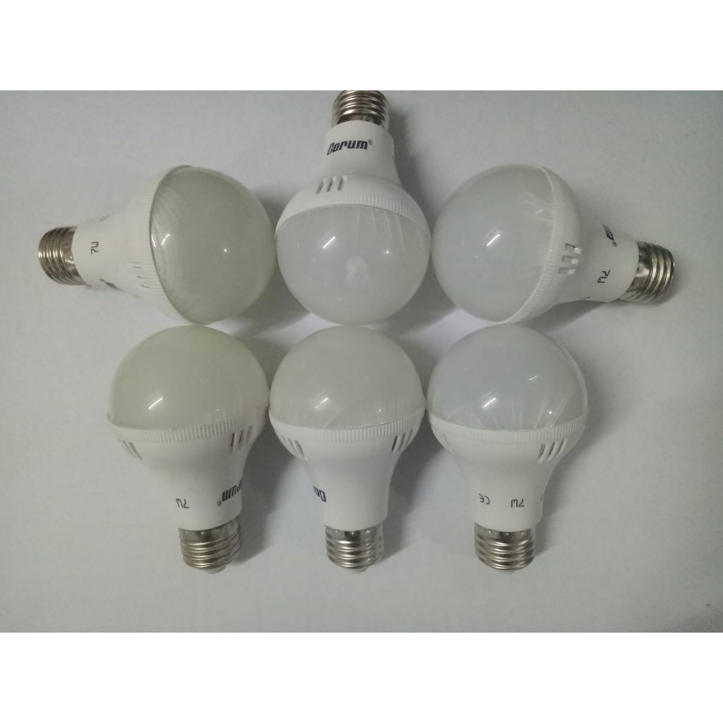 Lampu Warm White 7w Corum Reject Cuci GUDANG