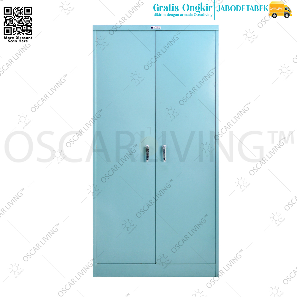 Lemari Arsip Besi Alba SC 201 Lemari Rak Kantor Green [KHUSUS JABODETABEK]