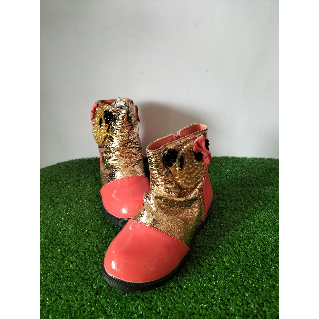 Sepatu Boot Karet Anak Perempuan Panda Import Nyaman | Spatu Bot Kids Cewek