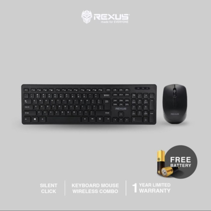 Rexus KM8 Keyboard Mouse Wireless Combo Rexus RX KM 8