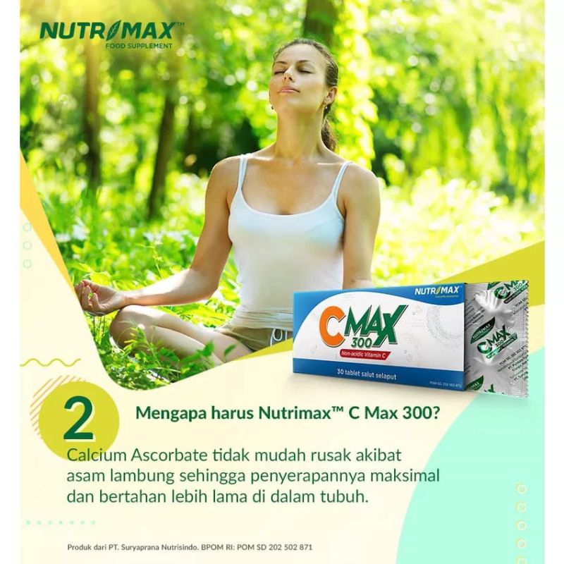 NUTRIMAX FOOD SUPPLEMENT C MAX 300